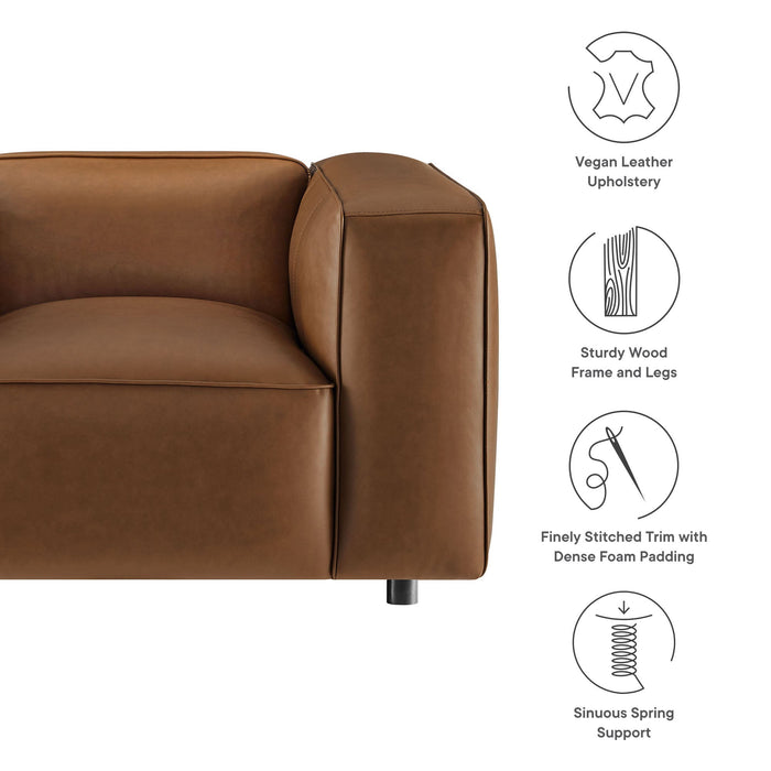 Auren Upholstered Vegan Leather Armchair