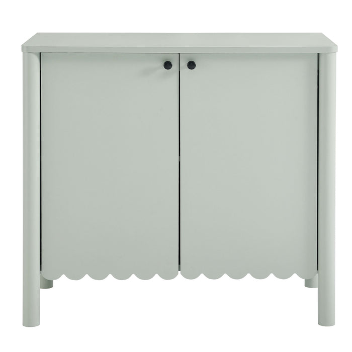 Emmeline 35" 2-Door Scalloped Sideboard Cabinet