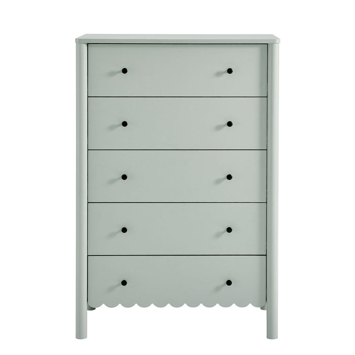 Emmeline Scalloped 5-Drawer Chest