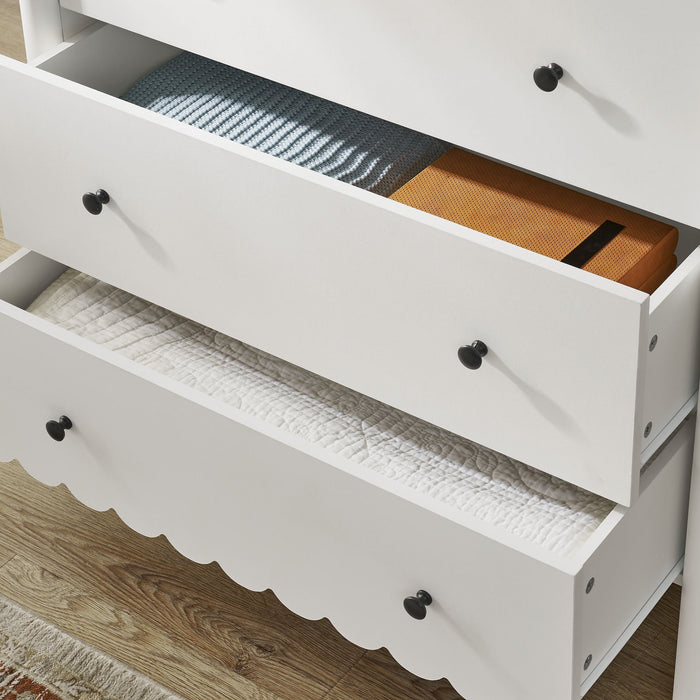 Emmeline Scalloped 5-Drawer Chest