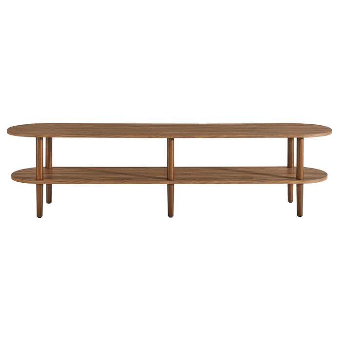 Torus Oval Wood TV Stand