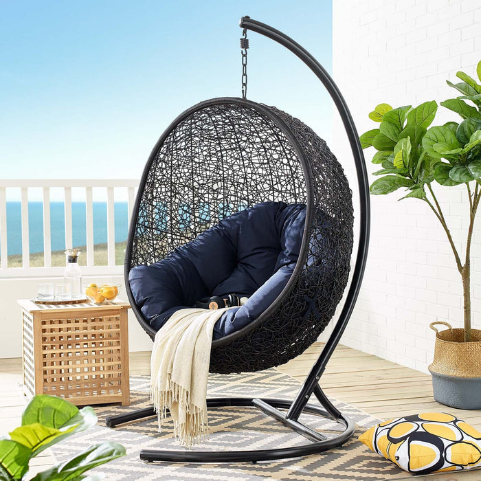 Encase Swing Outdoor Patio Lounge Chair