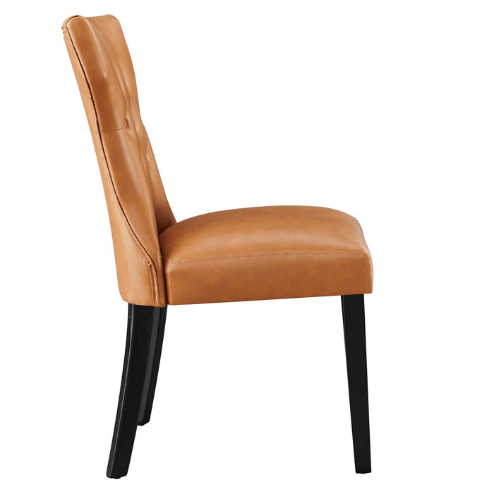 Silhouette Dining Vinyl Side Chair