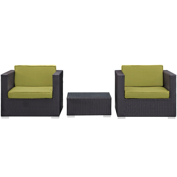 Burrow 3 Piece Outdoor Patio Sofa Set