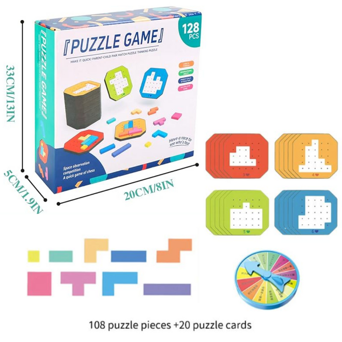 Colorful Tangram Puzzle, Engaging Mind Challenge