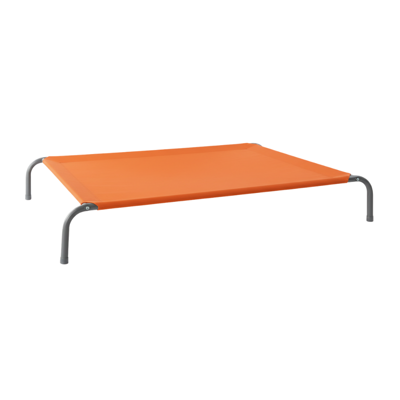 Elevated Dog Cot Bed with Mesh Surface and Skid-Resistant Feet