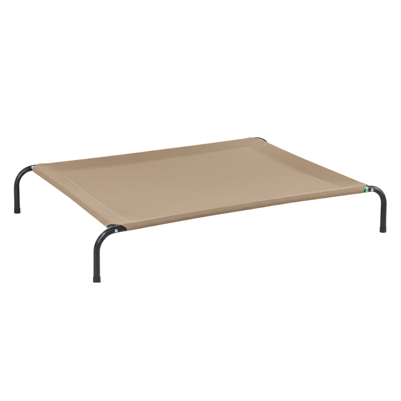 Elevated Dog Cot Bed with Mesh Surface and Skid-Resistant Feet
