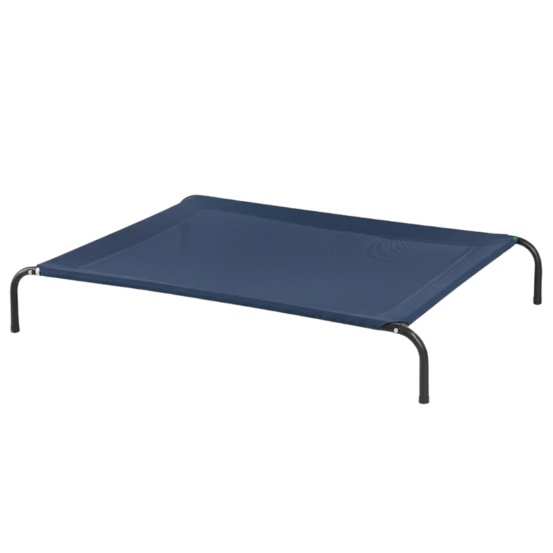 Elevated Dog Cot Bed with Mesh Surface and Skid-Resistant Feet