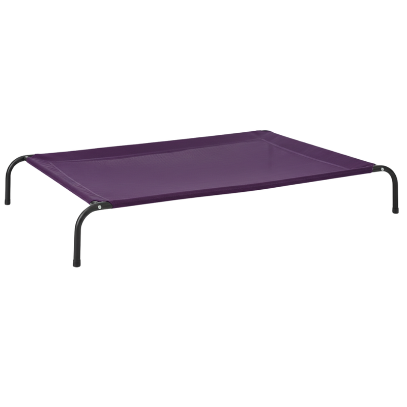 Elevated Dog Cot Bed with Mesh Surface and Skid-Resistant Feet