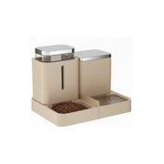 Gravity Pet Feeder and Water Dispenser 2 in 1, 0.8 Gallon x 2