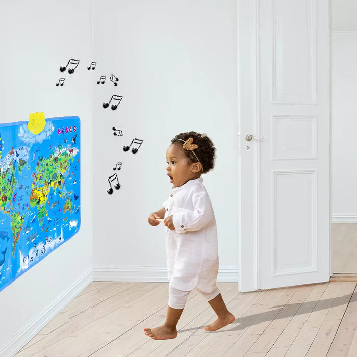 Interactive Learning Tool, Engaging Animal World Map