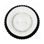 Heated Donut Pet Bed with Adjustable Temperature and Timed Warming