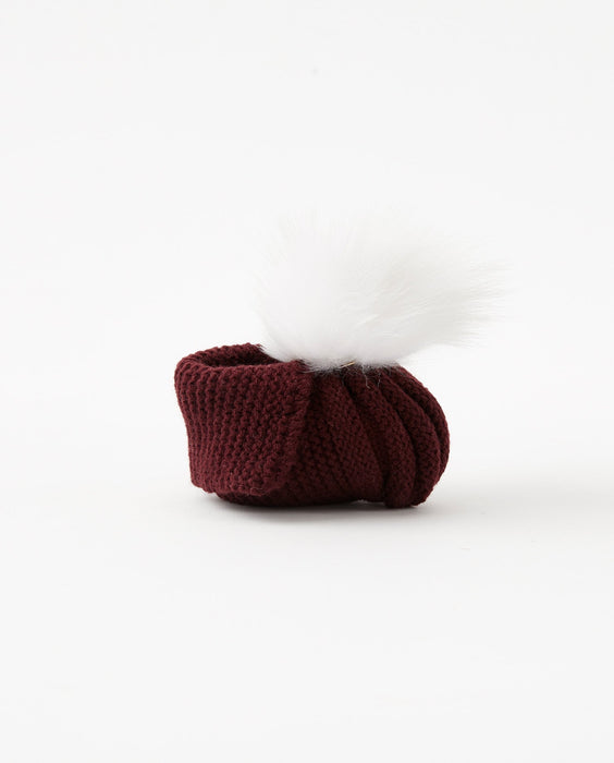 Pantoufles Bébé Tricot - Mpompon