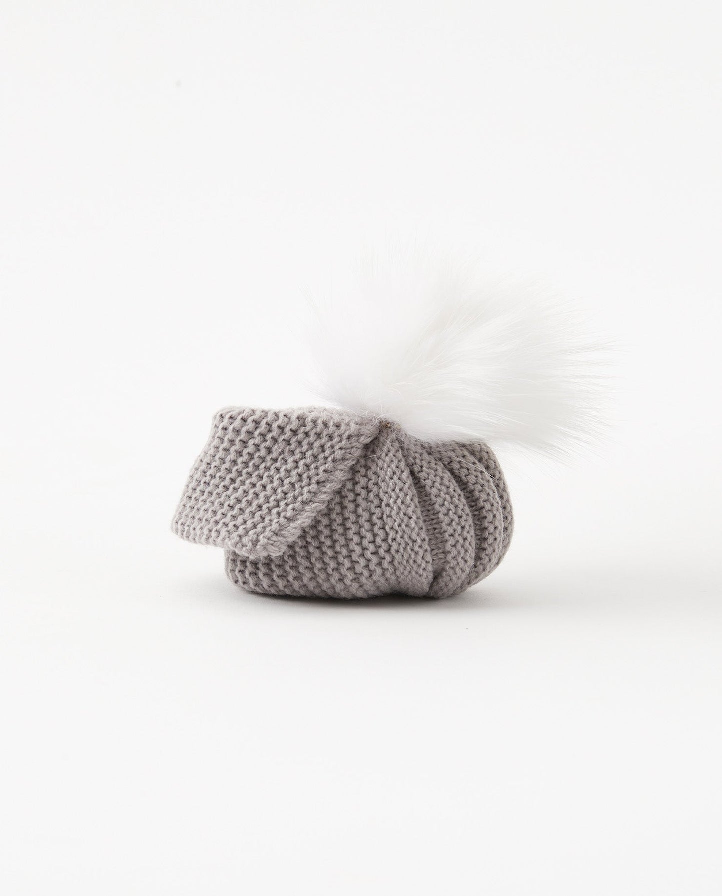 Knitted Baby Slippers - Vegan