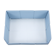 Indoor Dog Pee Pad Tray with Raised Side Walls and Foldable Design