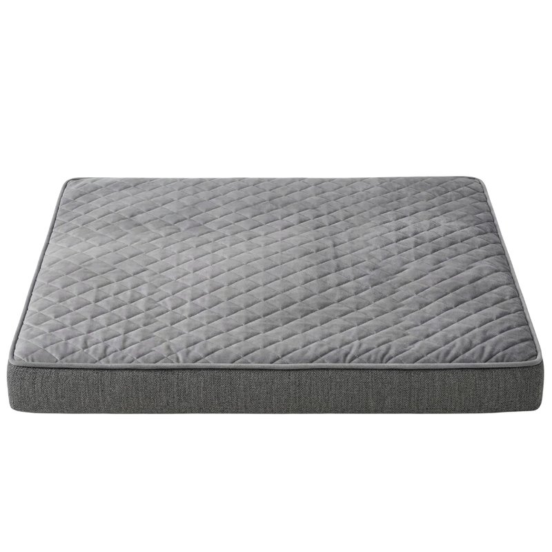 Large Pet Bed with Memory Foam, Soft Removable Cover, 41"x27"