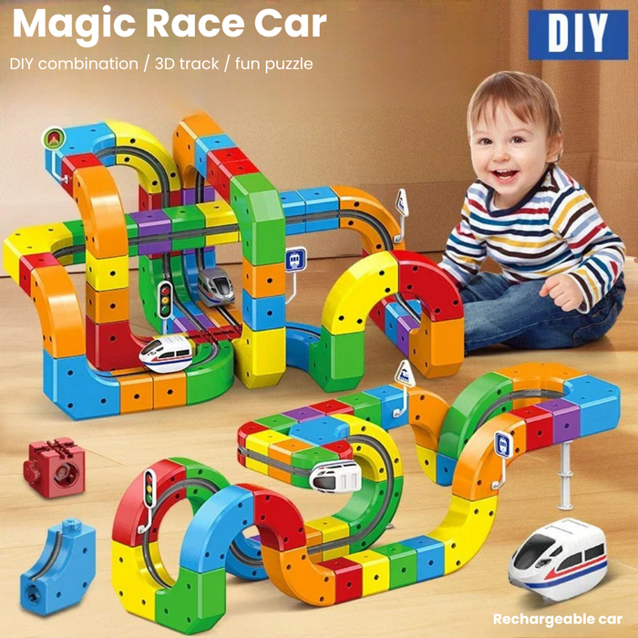 Creative DIY Train Track, Engaging Activity