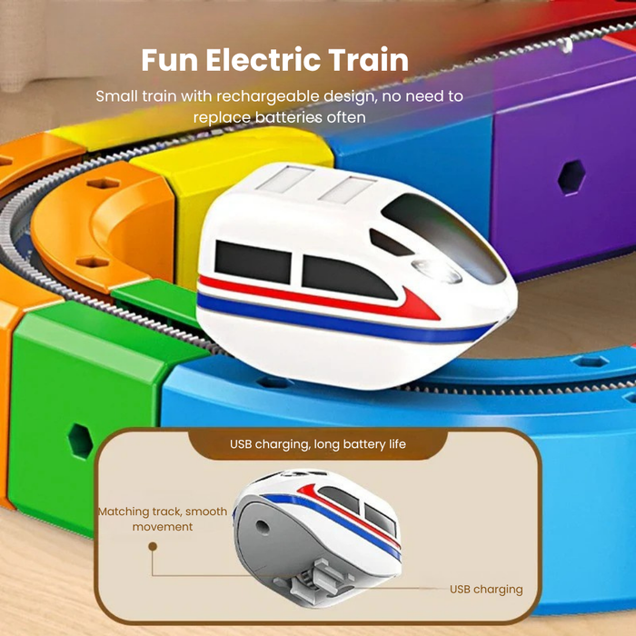 Creative DIY Train Track, Engaging Activity