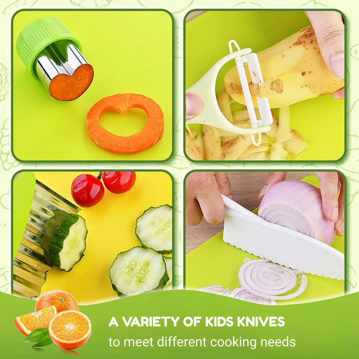 Child-friendly Cooking Set, Safe Kitchen Tools