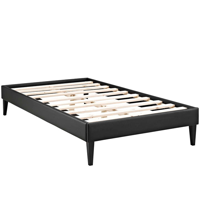 Sharon Fabric Bed Frame with Squared Tapered Legs