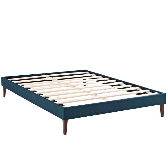 Sharon Fabric Bed Frame with Squared Tapered Legs