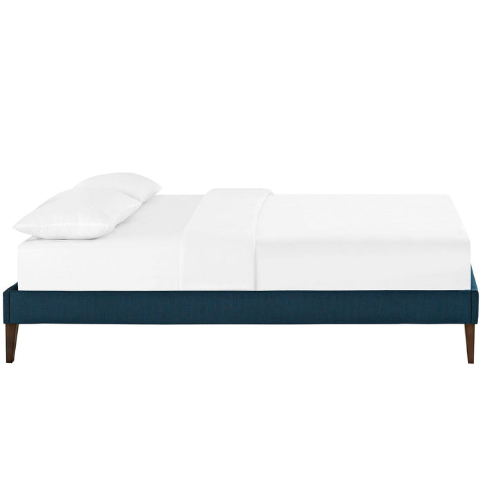 Sharon Fabric Bed Frame with Squared Tapered Legs