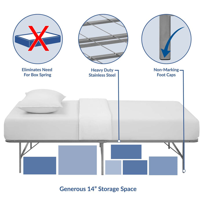 Horizon Stainless Steel Bed Frame