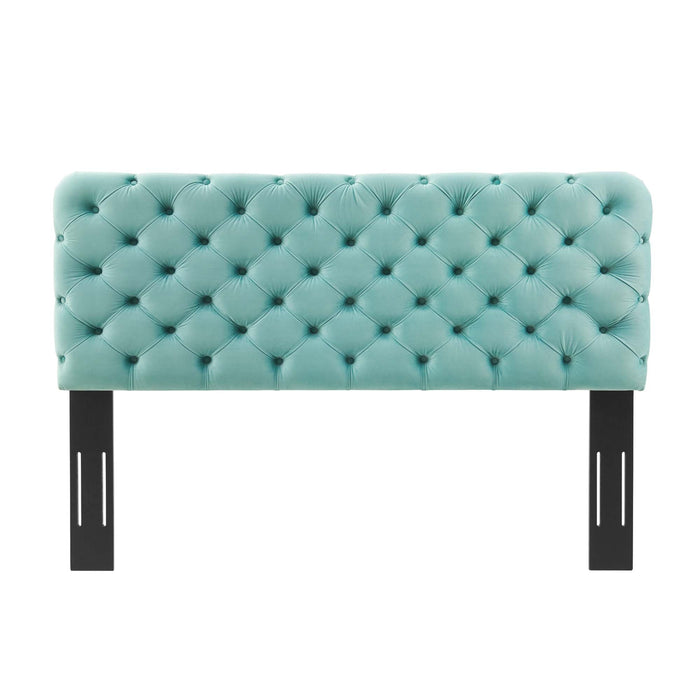 Lizzy Tufted Performance Velvet Headboard