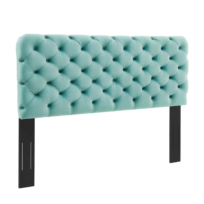 Lizzy Tufted Performance Velvet Headboard