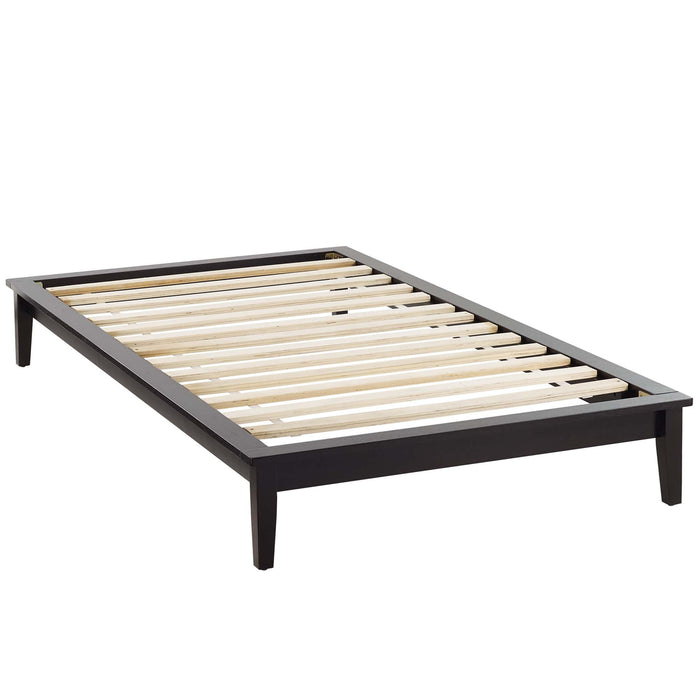 Lodge Wood Platform Bed Frame