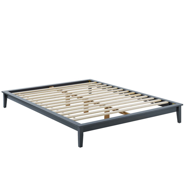 Lodge Wood Platform Bed Frame