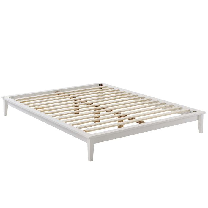 Lodge Wood Platform Bed Frame