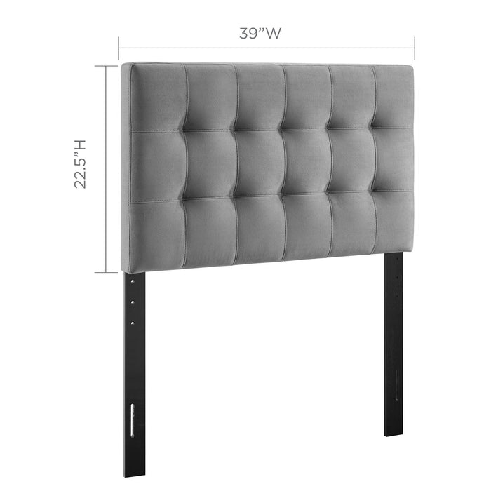 Lily Biscuit Tufted Performance Velvet Headboard