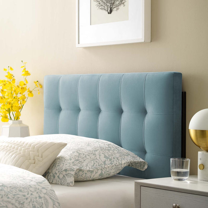 Lily Biscuit Tufted Performance Velvet Headboard