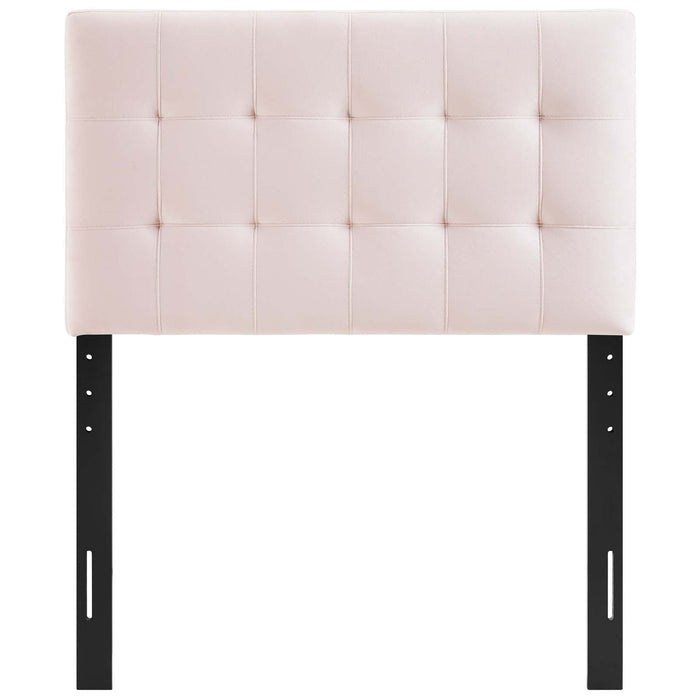 Lily Biscuit Tufted Performance Velvet Headboard