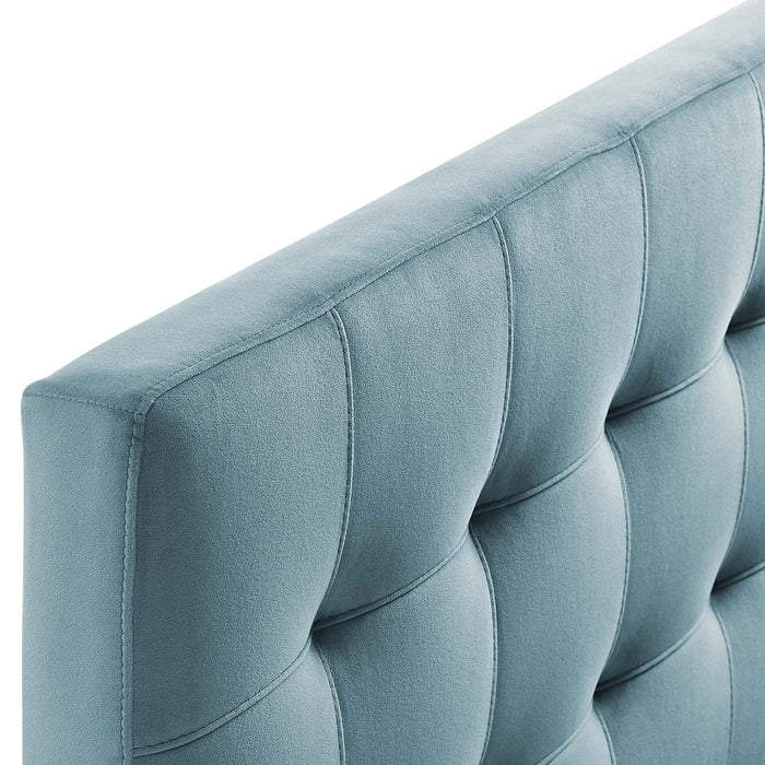 Lily Biscuit Tufted Performance Velvet Headboard