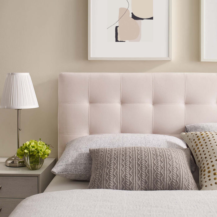 Lily Biscuit Tufted Performance Velvet Headboard