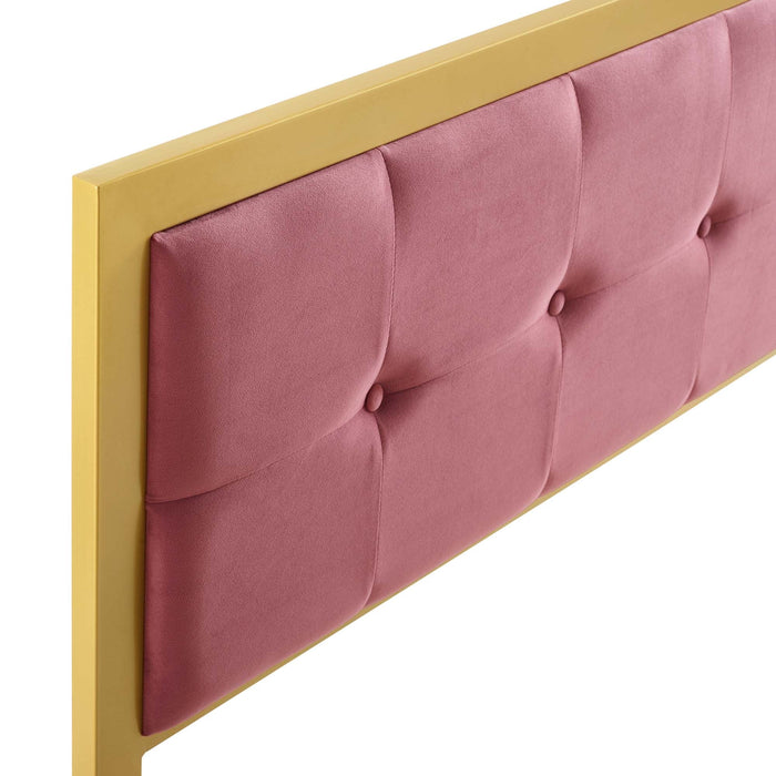 Teagan Tufted Performance Velvet Headboard