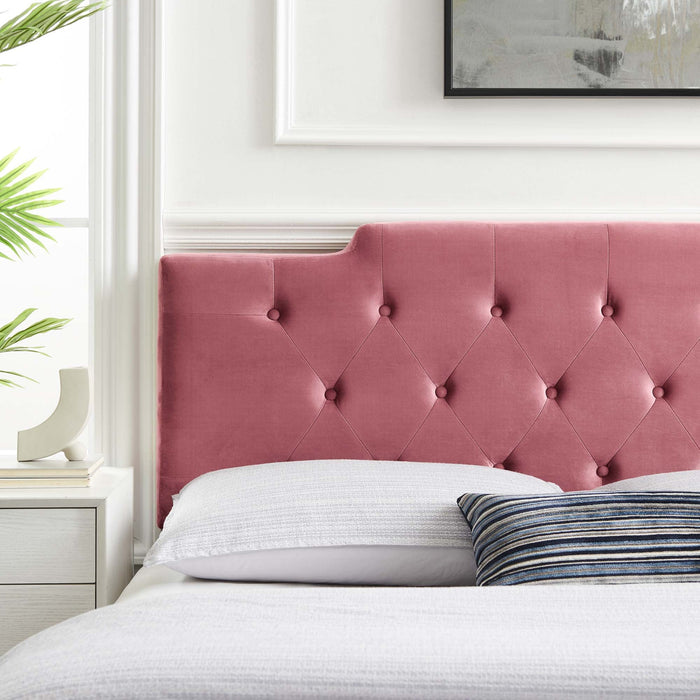 Juliet Tufted Performance Velvet Headboard