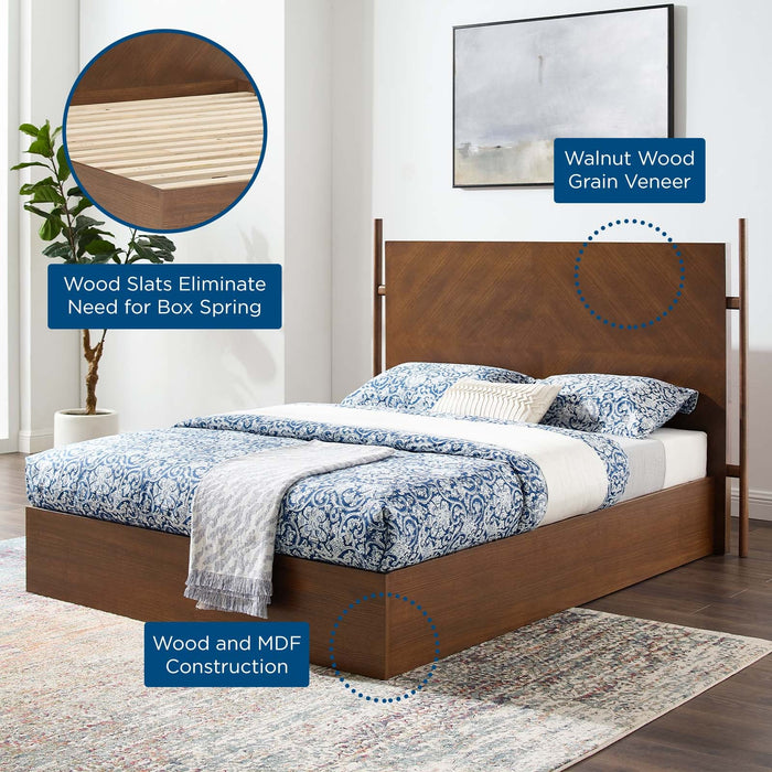 Kali Wood Queen Platform Bed