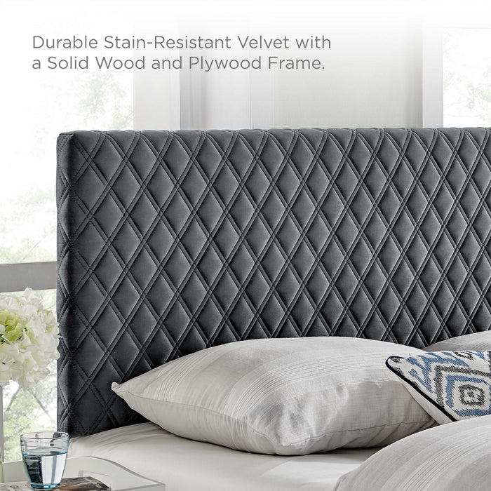 Angela Performance Velvet Headboard