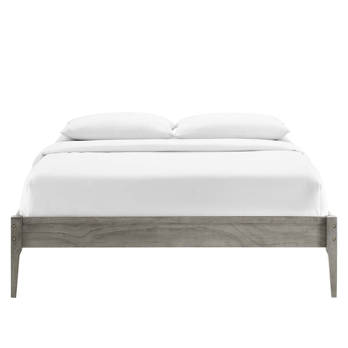 June Wood Platform Bed Frame