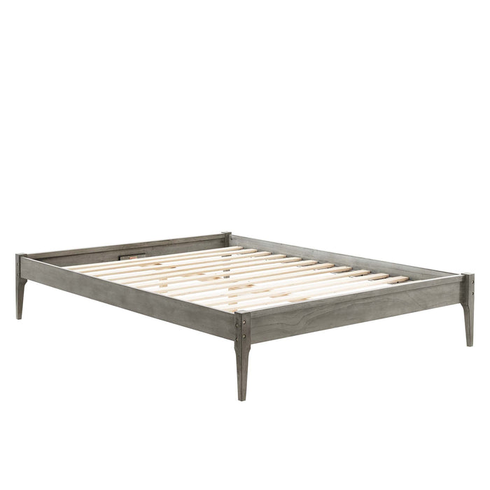 June Wood Platform Bed Frame