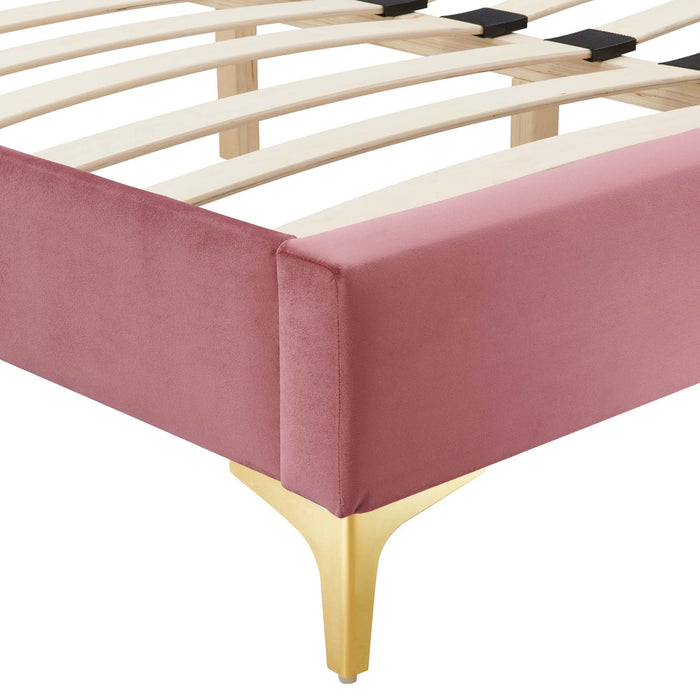 Sutton Performance Velvet Bed Frame