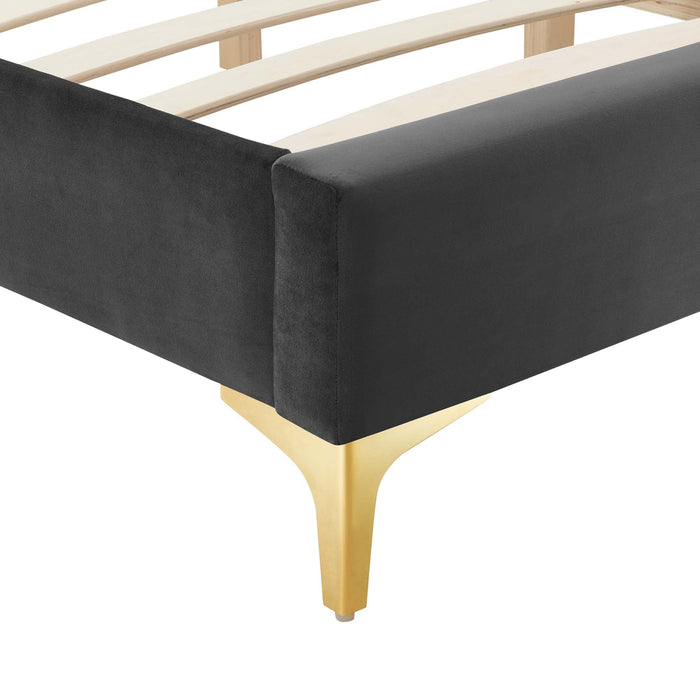 Sutton Performance Velvet Bed Frame