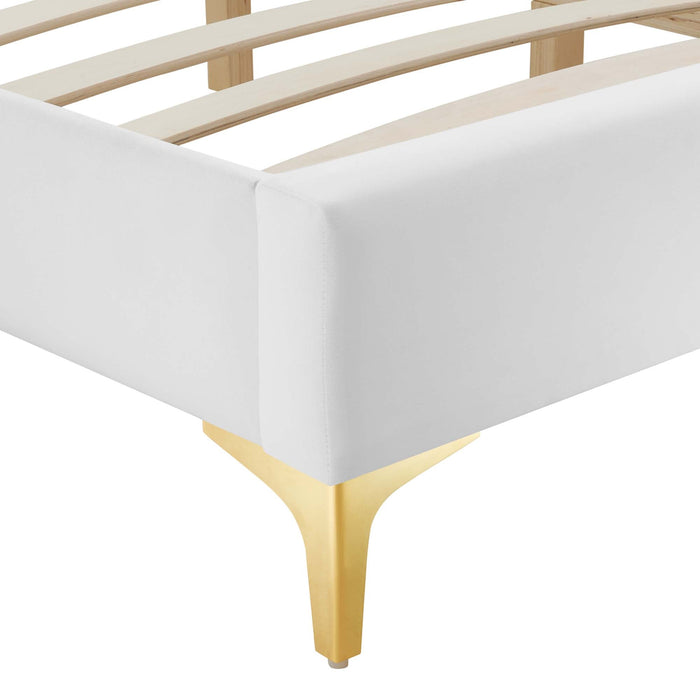 Sutton Performance Velvet Bed Frame