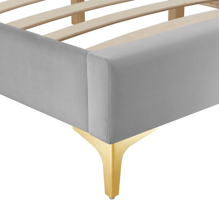 Sutton Performance Velvet Bed Frame