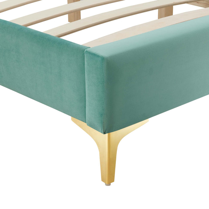 Sutton Performance Velvet Bed Frame