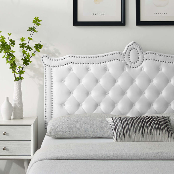 Louisa Tufted Performance Velvet Headboard