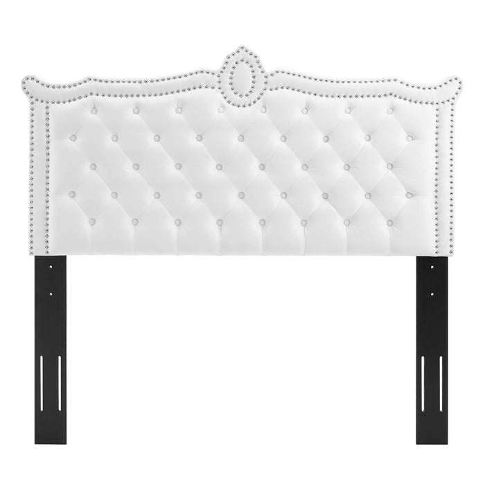 Louisa Tufted Performance Velvet Headboard